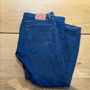 Levi's Men's Relaxed Fit Jeans in Deep Blue